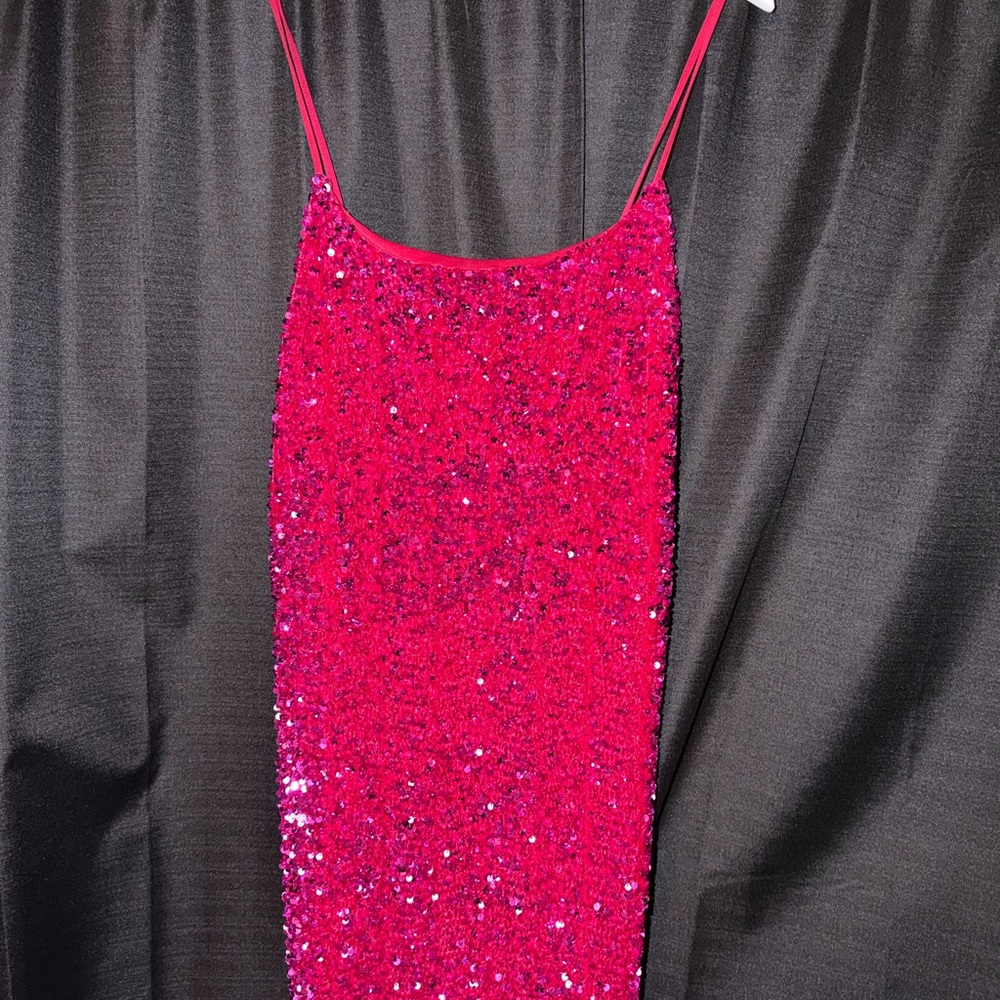 BP Vibrant Pink Sequin Dress